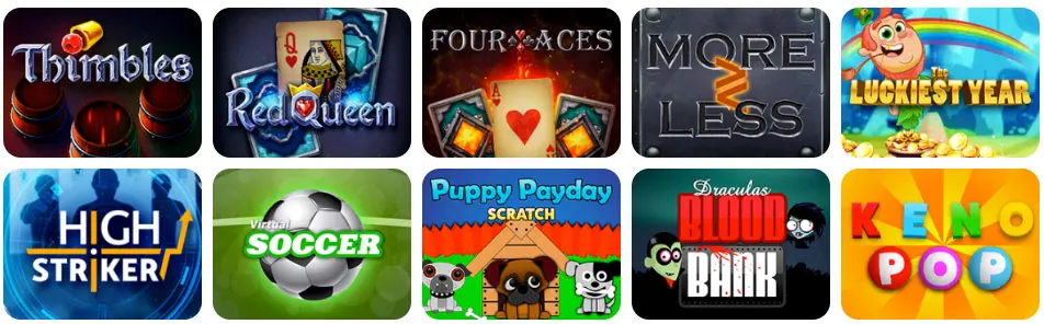 Jeux en ligne Gambloria Casino