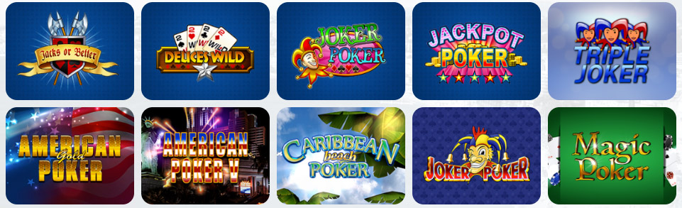 Video Poker GAMBLORIA CASINO