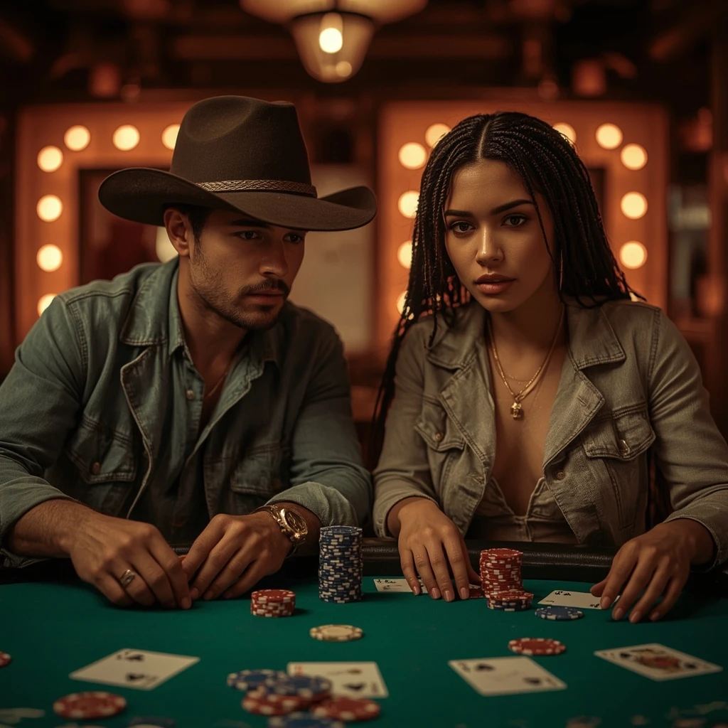 photo de deux joueurs de poker Gambloria Casino