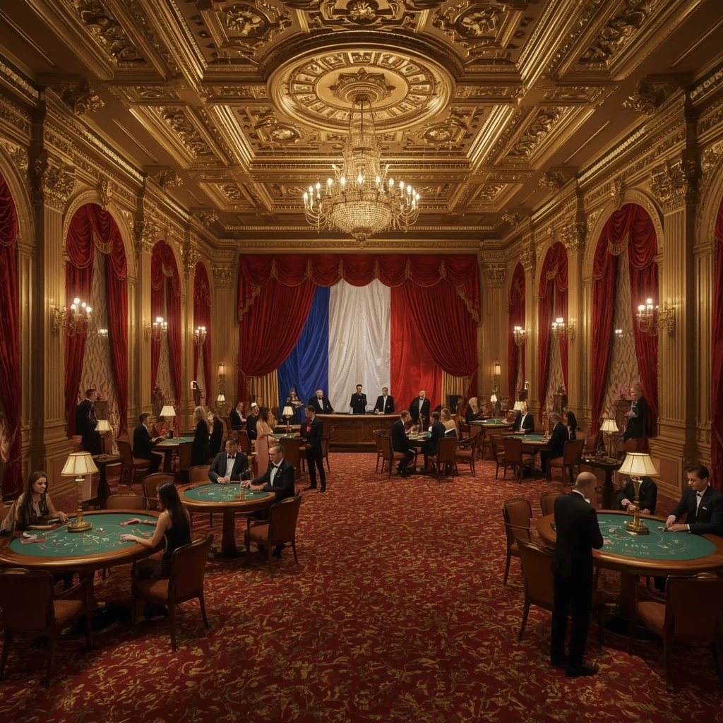 Le casino et le drapeau français GAMBLORIA CASINO